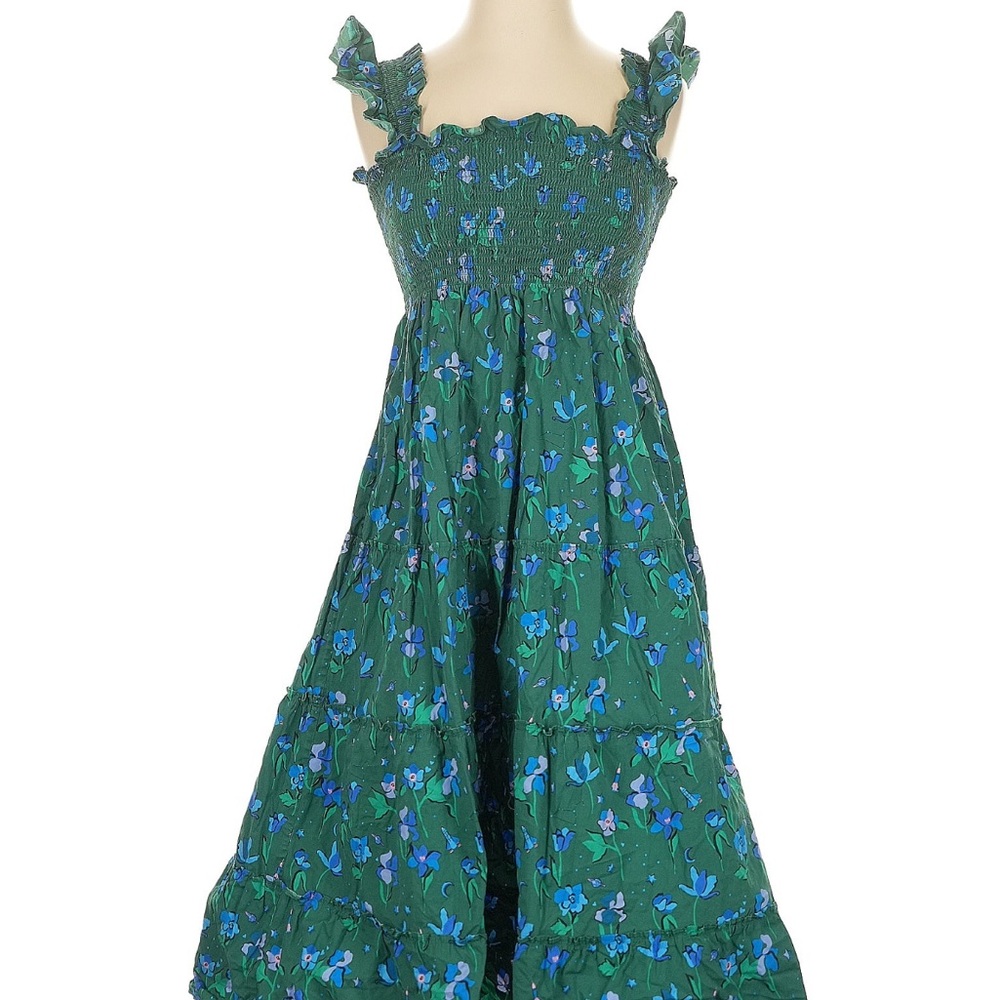 Hill House Green and Blue Nap Dress